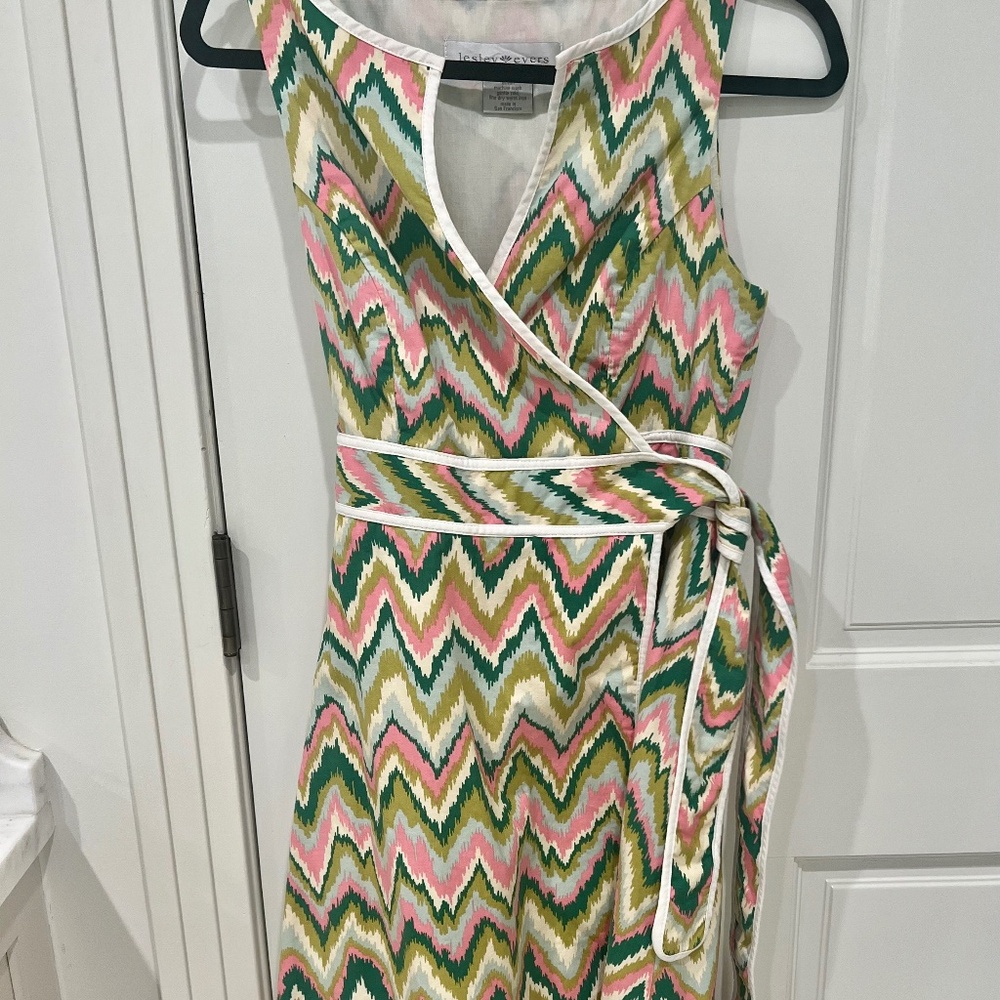 Lesley Evers Wrap Dress, Sz S